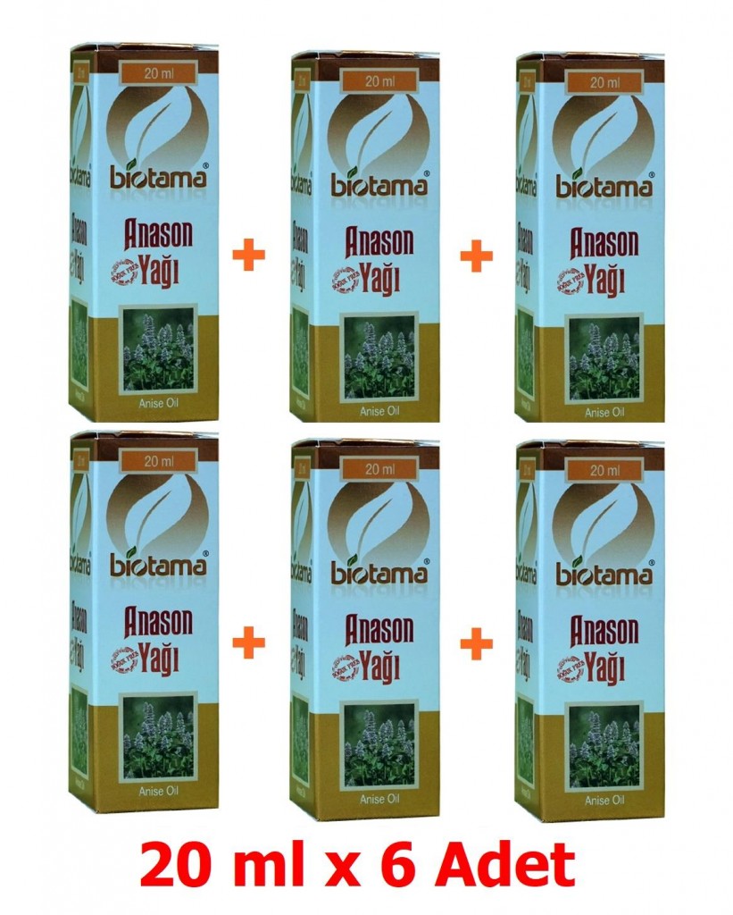 Biotama Anason Aroma Yağı (Doğal) - 20Ml X 6 Adet