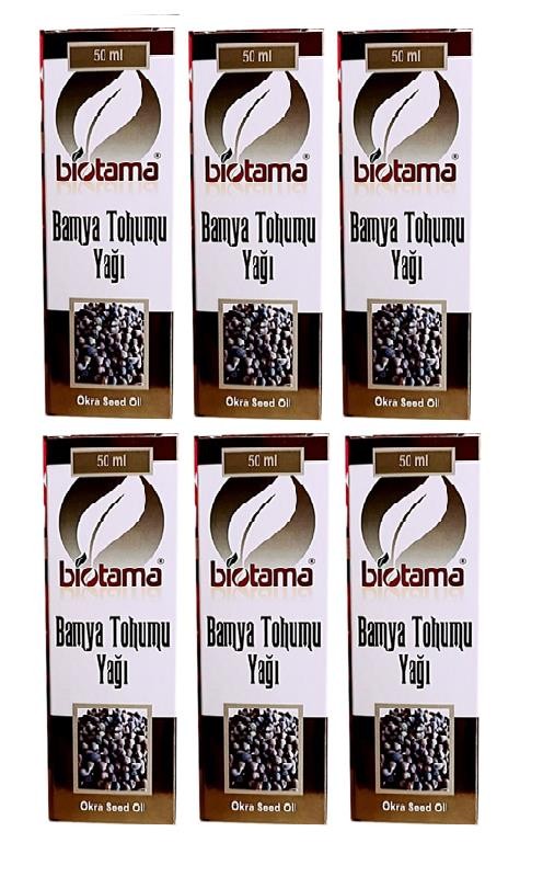 Biotama Bamya Tohumu Yağı 50 Ml X 6 Adet