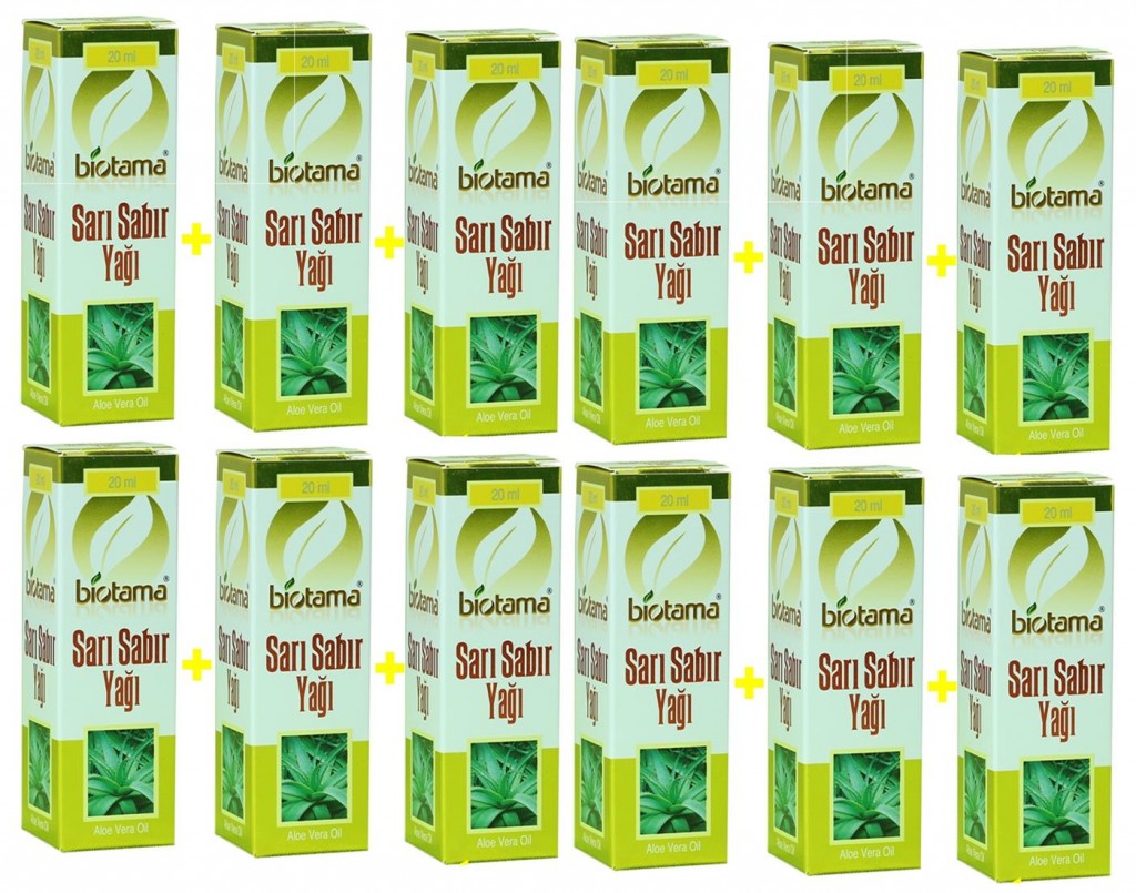 Biotama Sarı Sabır & Aloe Vera Yağı 20 Ml X 12 Adet
