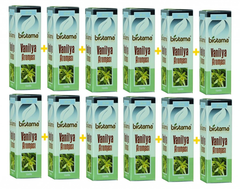 Biotama Vanilya Aroması 20 Ml X 12 Adet