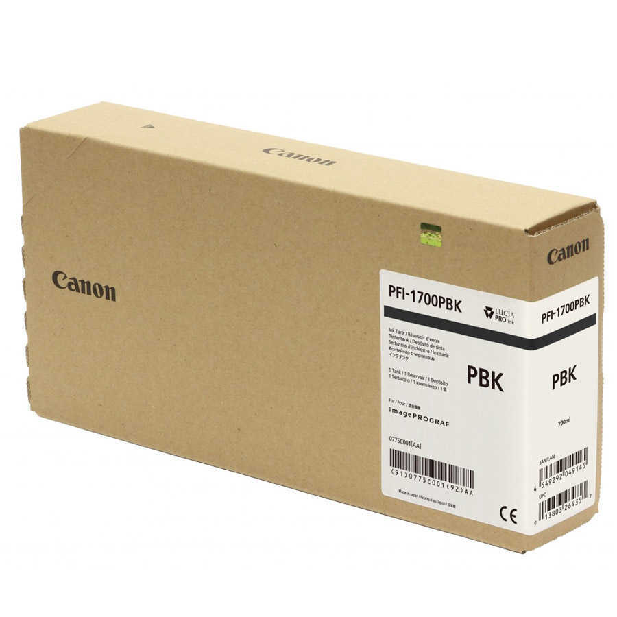 Canon Pfı 1700Pbk Foto Siyah Kartuş 700Ml İpf 6000S