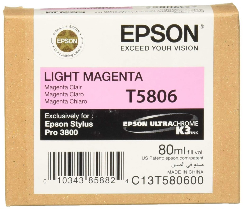 Epson T5806 C13T580600 Açık Kırmızı Kartuş