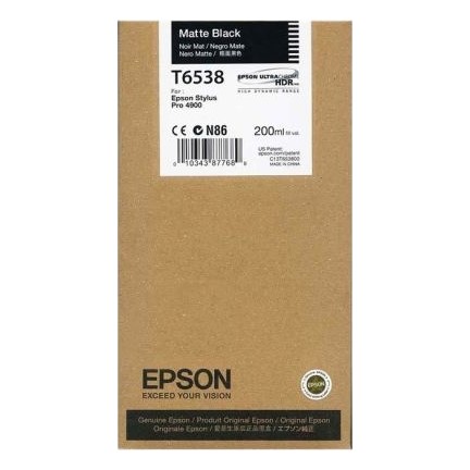 Epson T6538 C13T653800 Mat Siyah Kartuş