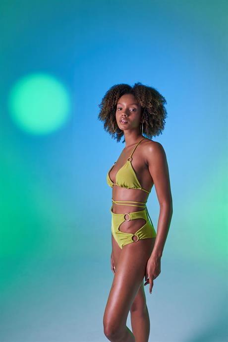 Markano Delphi Yüksek Bel Bikini Altı Yeşil