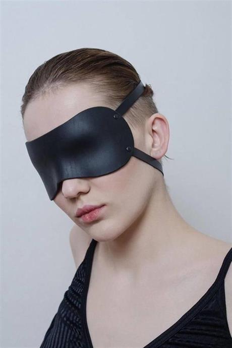 Markano Düz Siyah Maske Veya Uyku Gözlüğü 