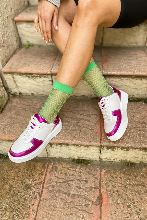 Markano Enjo Fuşya Sneakers Kadın Ayakkabı