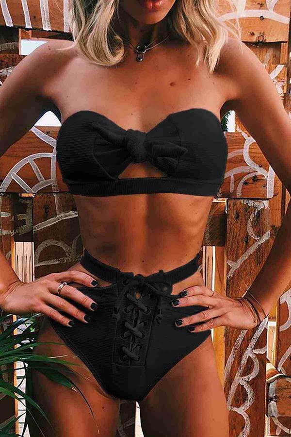 Markano  Özel Tasarım Bikini Altı Siyah