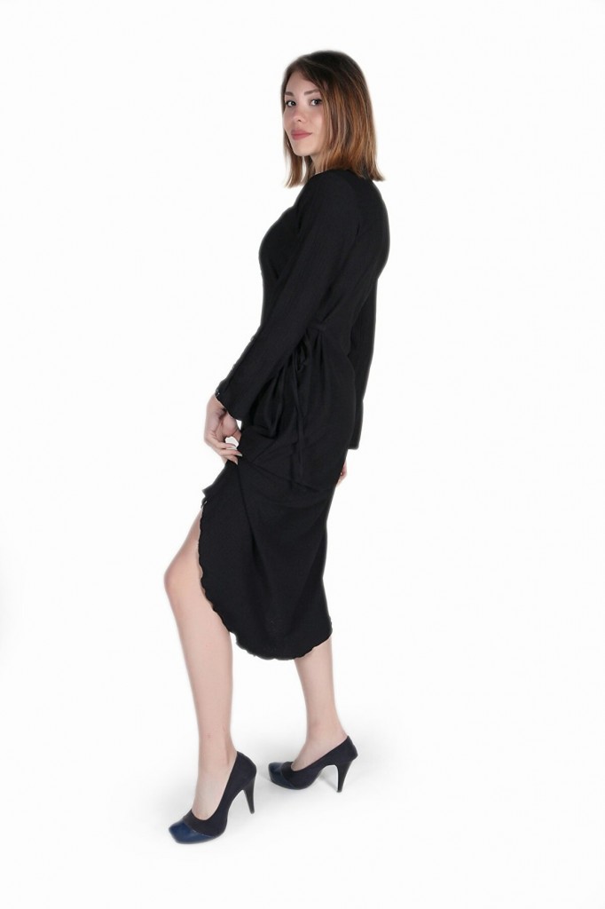 Barbora Günlük Salaş Büzgü Detaylı Yazlık Uzun Kadın Elbise Ic360