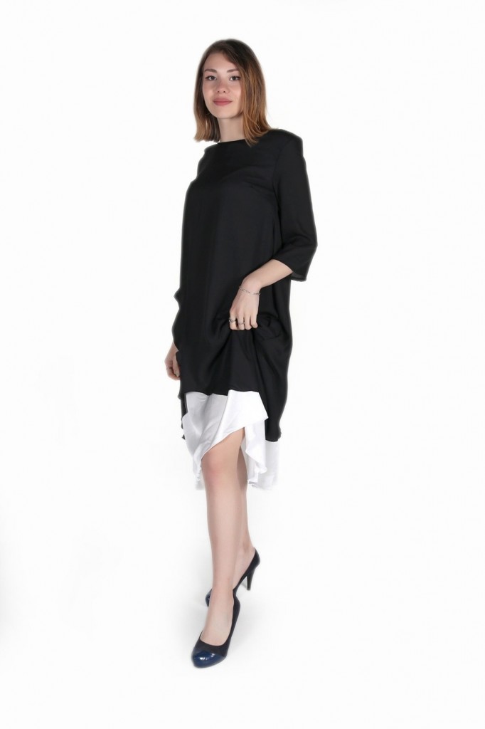 Barbora Keten Yazlık Günlük Tasarım Kadın Elbise Ic263