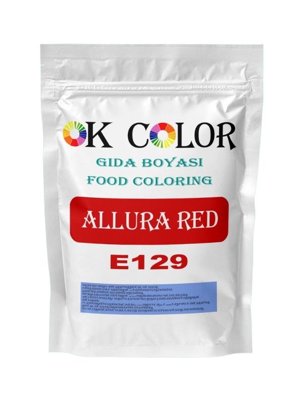  Allura Red E129 Bayrak Kırmızı Toz Gıda Boyası 500Gr