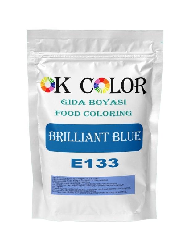  Brilliant Blue E133 Mavi Toz Gıda Boyası 1Kg