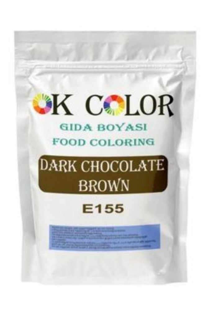 Chocolate Brown E155 Kahve Rengi Toz Gıda Boyası 1 Kg