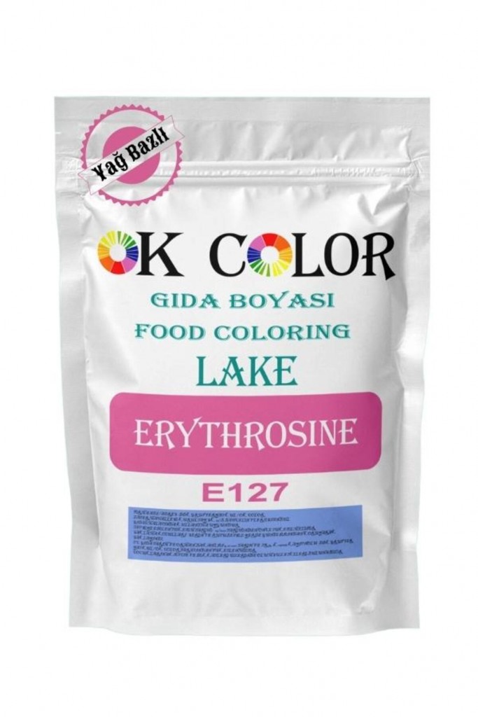 Lake Erythrosine E127 Pembe Yağ Bazlı Toz Gıda Boyası 250 Gr