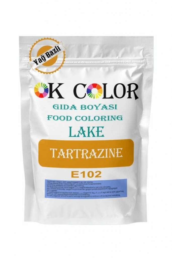 Lake Tartrazine E102 Sarıyağ Bazlı Toz Gıda Boyası 1Kg