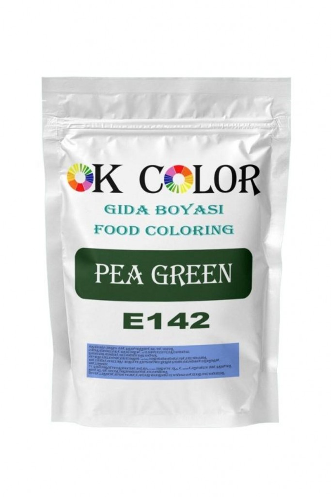 Pea Green E142 Yeşil Toz Gıda Boyası 1Kg