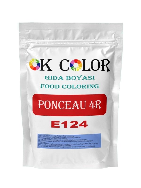 Ponceau 4R E124 Ponso 4R Kırmızı Toz Gıda Boyası 1Kg