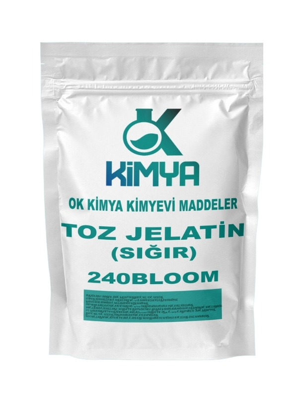 Toz Jelatin %100 Saf - Sığır 240Bloom 10Kg