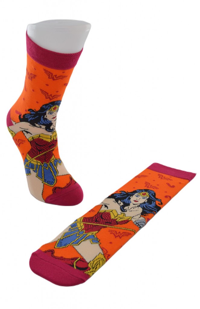 Dode Flora Kadın Çizgi Film Karakterli Desenli Soket Çorap