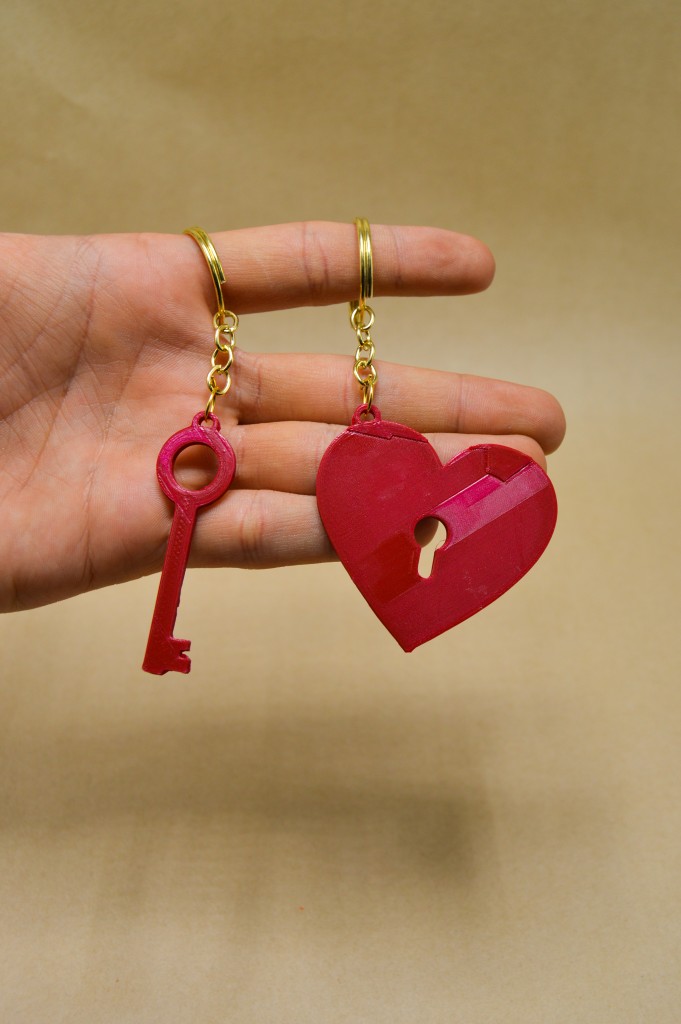 Kalp Ve Kilit Modelli Anahtarlık. Sevgiliye Anahtarlık Hediye Kalp Anahtar