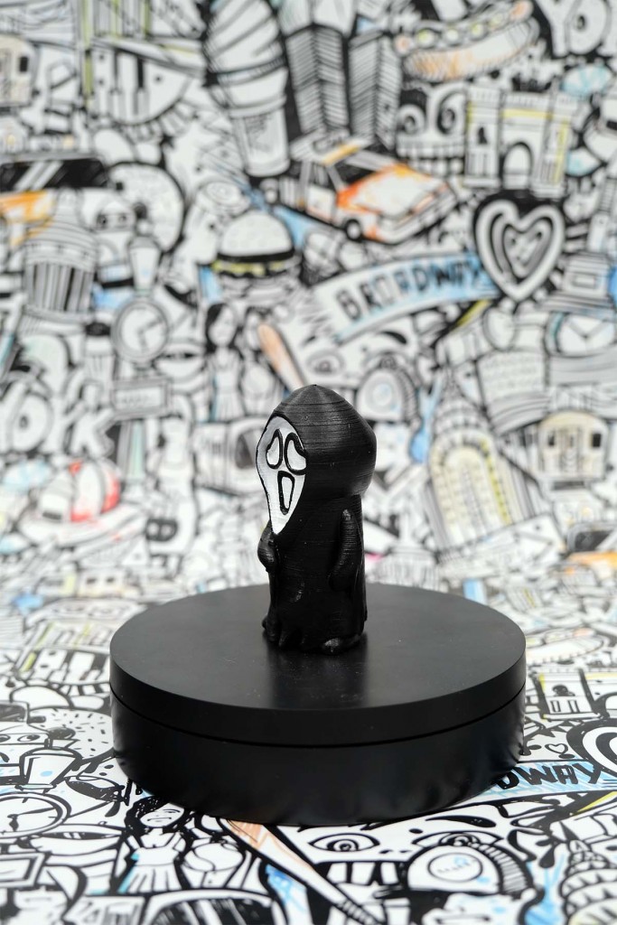 Mini Sevimli Ghostface Masaüstü Biblo Figür Figürler 3D Figür Oyun Figürleri Avatar Figür