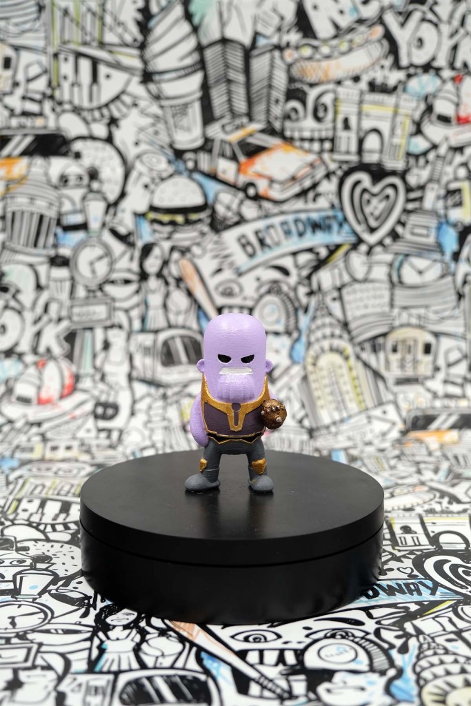 Mini Sevimli Thanos Biblo Figür Figürler 3D Figür Oyun Figürleri Avatar Figür