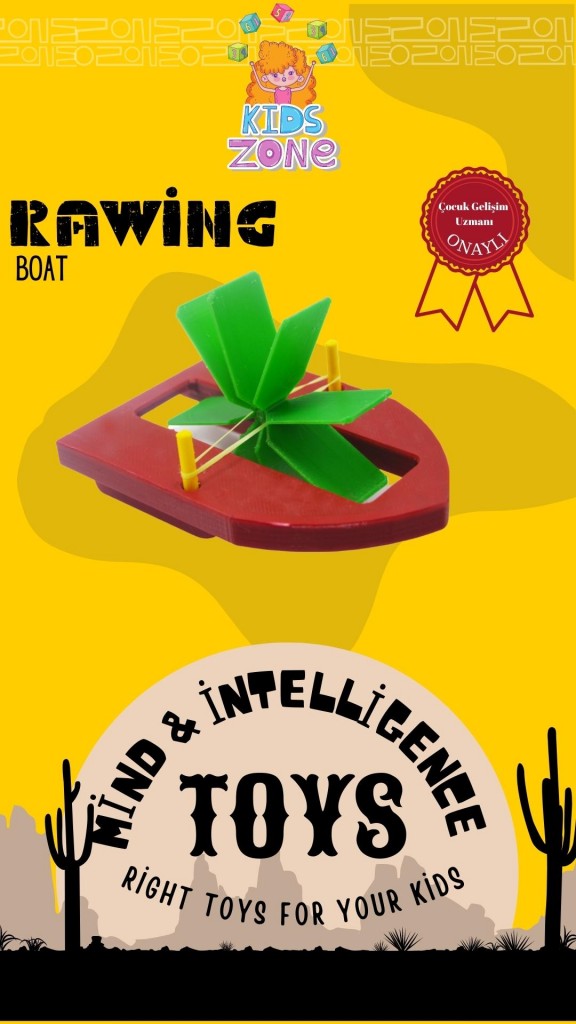 Rawi̇ng Boat 4 Parça  Akıl Ve Zeka Oyunu   4, 5 Yaş Organik   Fidget Duyusal Eğitici