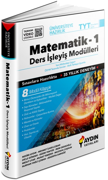 Aydın 2024 Tyt Matematik Ders İşleyiş Modülleri 1. Kitap