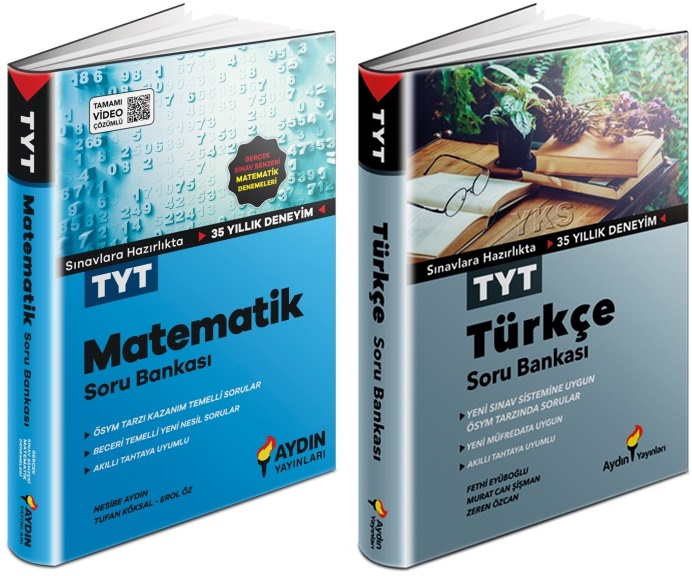 Aydın 2024 Tyt Matematik + Türkçe Soru Seti 2 Kitap