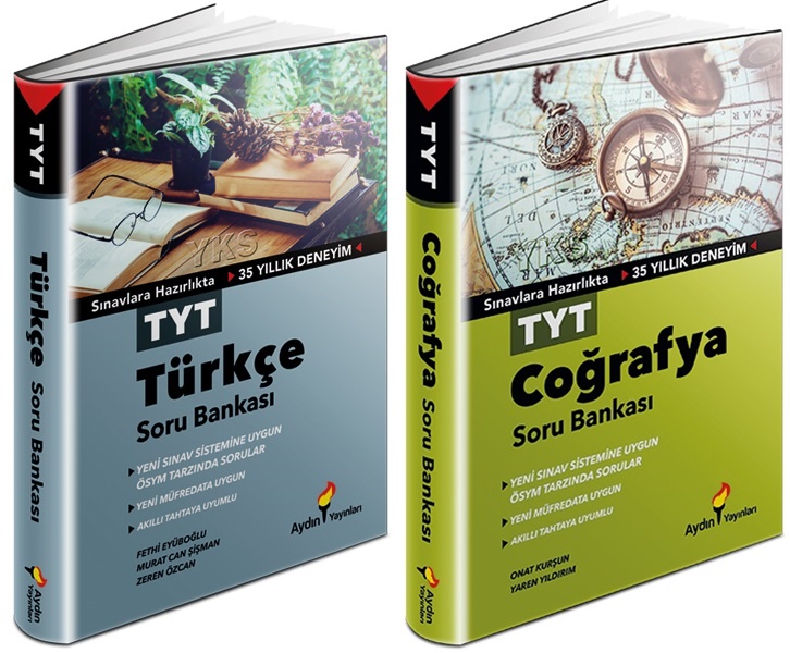 Aydın 2024 Tyt Türkçe + Coğrafya Soru Seti 2 Kitap