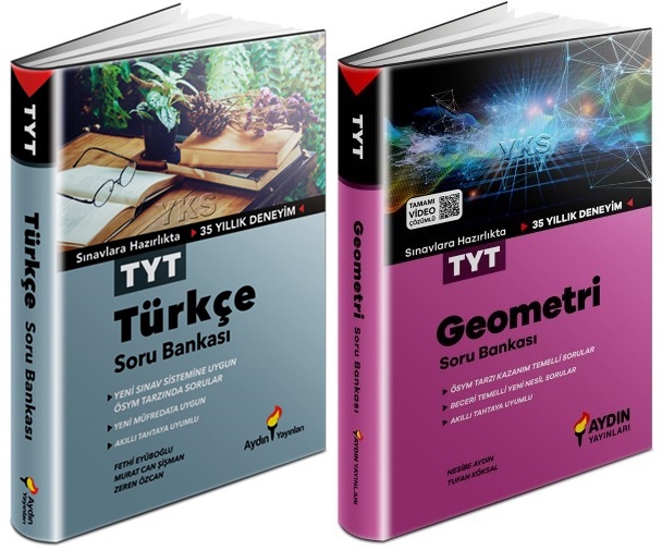 Aydın 2024 Tyt Türkçe + Geometri Soru Seti 2 Kitap