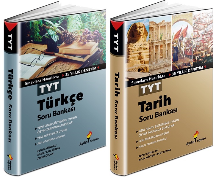 Aydın 2024 Tyt Türkçe + Tarih Soru Seti 2 Kitap