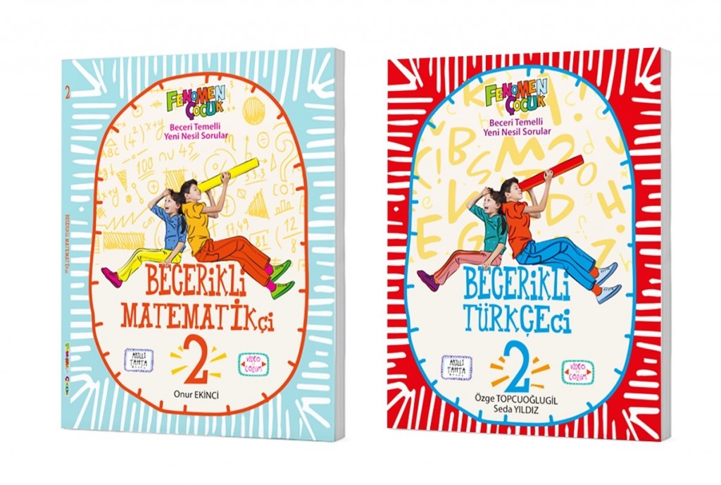 Fenomen Çocuk 2024 2. Sınıf Becerikli Matematikçi + Türkçeci Seti 2 Kitap