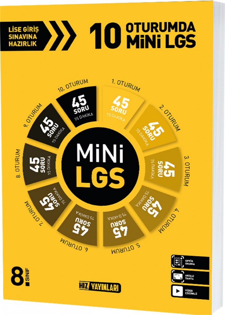 Hız Lgs 2024 8. Sınıf 10 Oturumda Mini Lgs