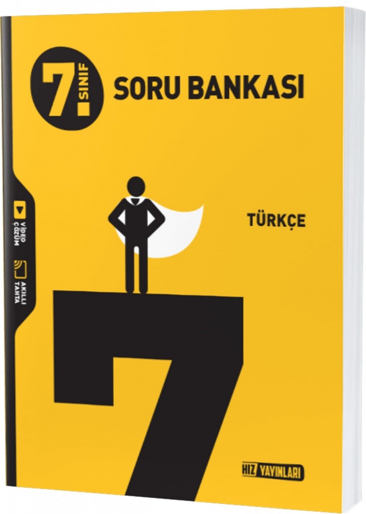 Hız Yayınları 2024 7. Sınıf Türkçe Soru Bankası