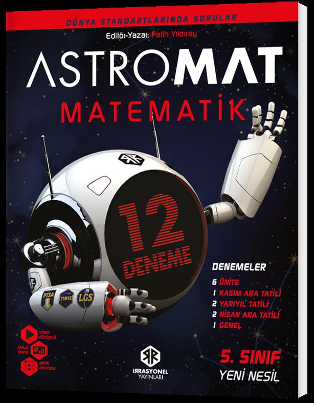 İrrasyonel 2024 5. Sınıf Astromat Matematik Yeni Nesil 12'Li Deneme