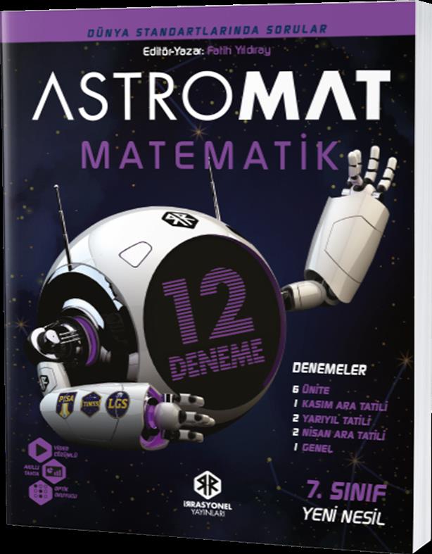 İrrasyonel 2024 7. Sınıf Astromat Matematik Yeni Nesil 12'Li Deneme