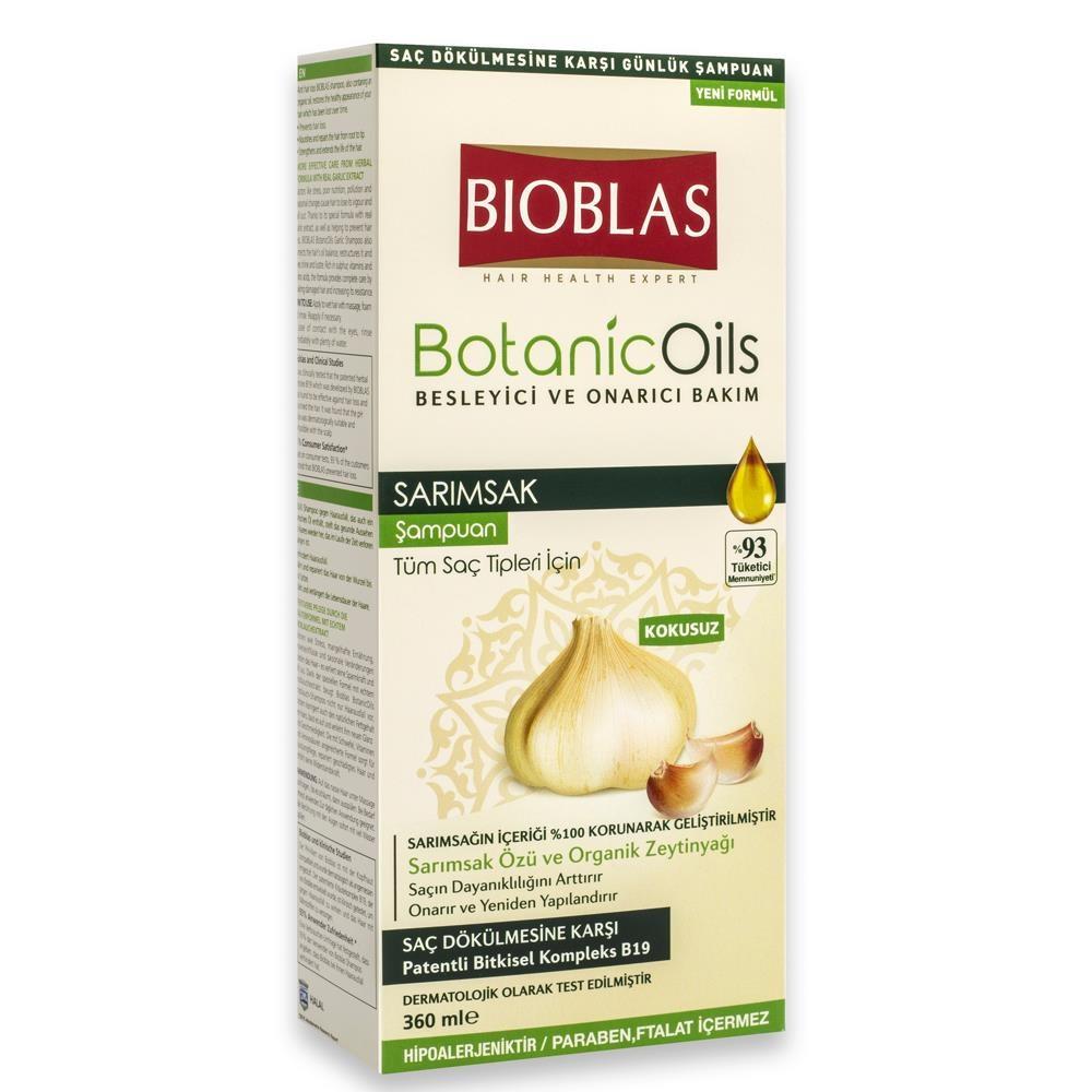 Bioblas Sarımsak Şampuanı Tüm Saç Tipleri İçin (Kokusuz) 360Ml