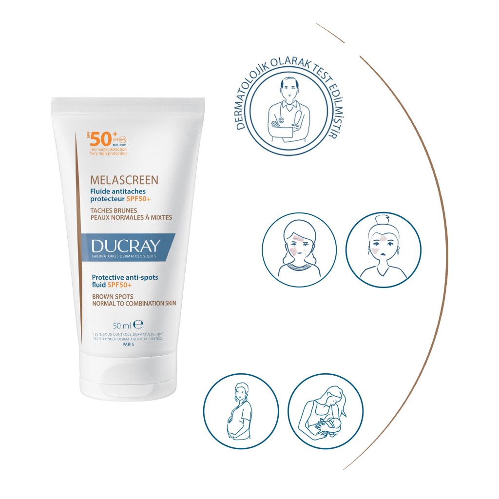 Ducray Melascreen Protective Anti Spots Fluid Spf 50+ 50 Ml