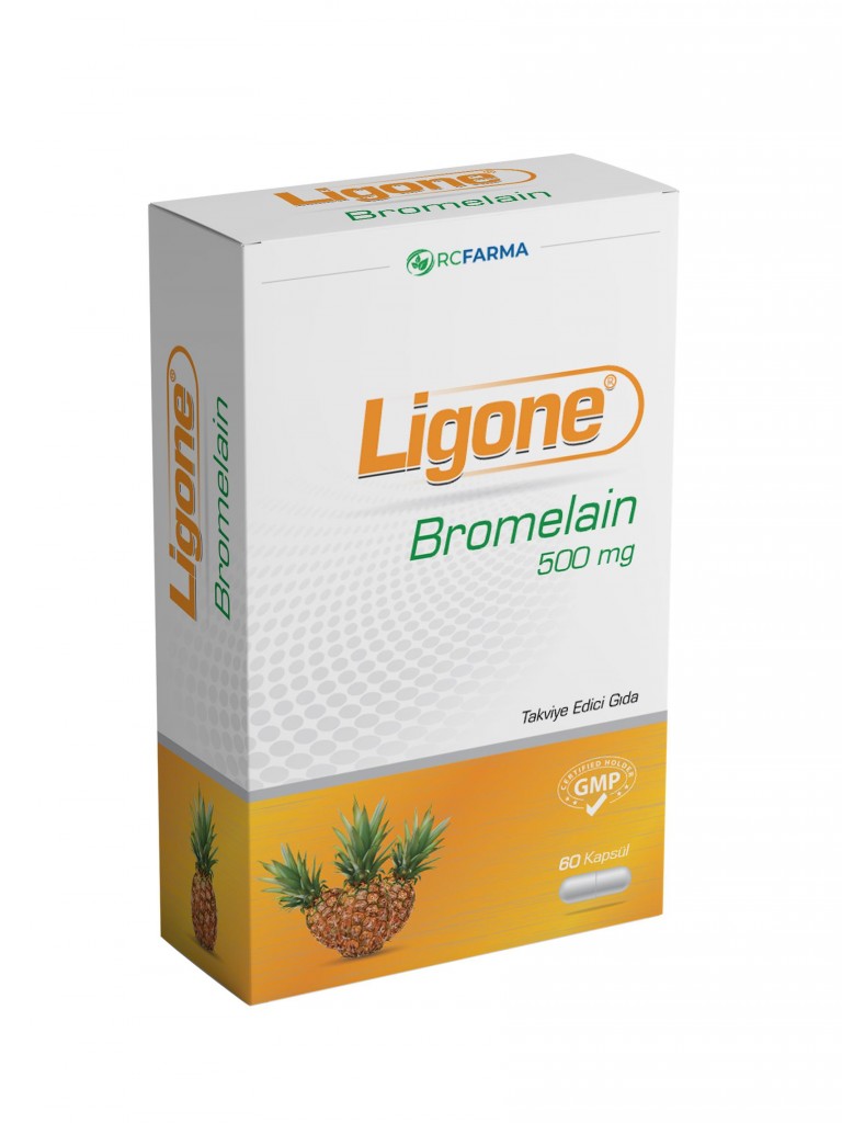 Ligone Bromelain 500 Mg 60 Kapsül
