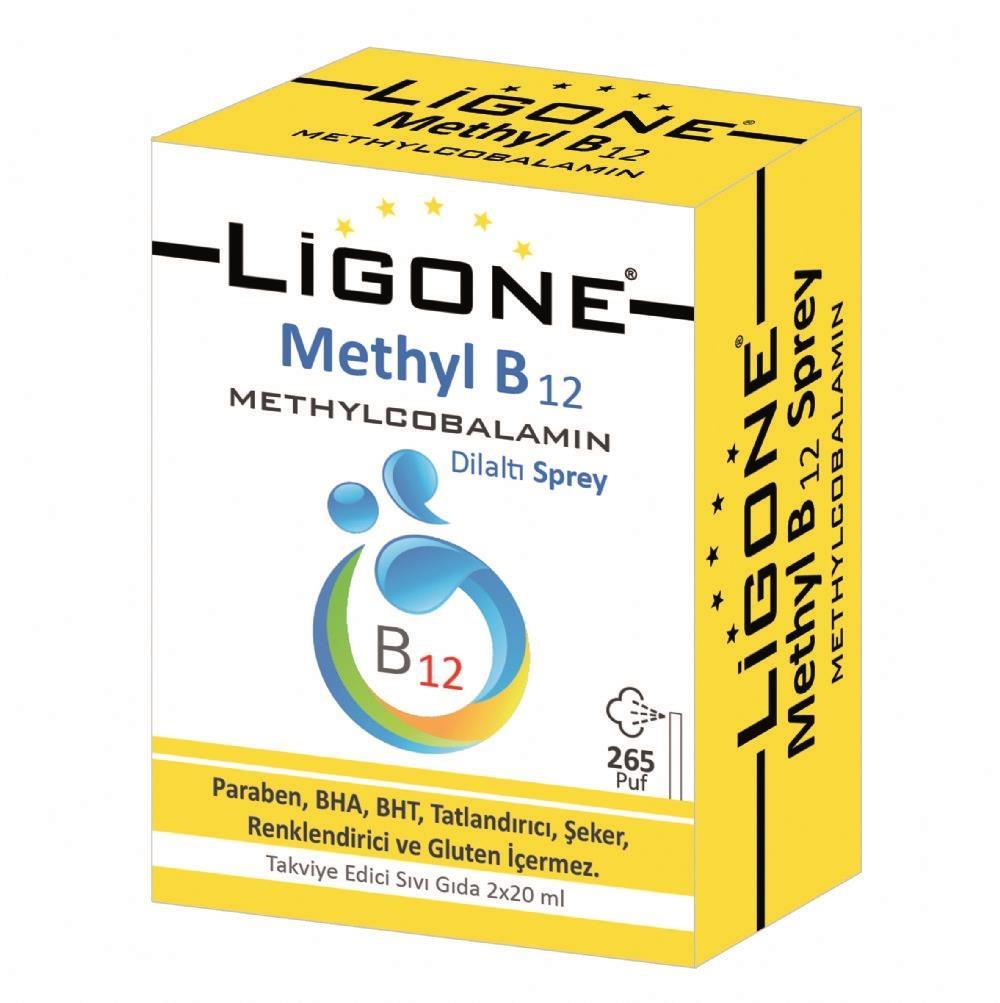 Ligone Methyl B12 Sprey 2X20 Ml