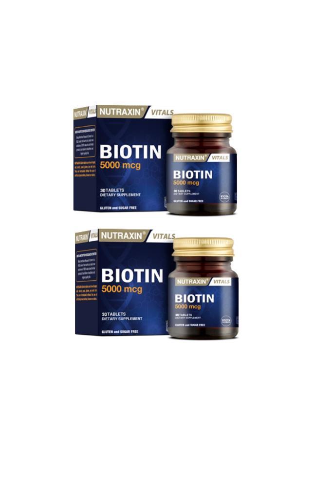 Nutraxin Biotin 5000 Mcg 30 Tablet
