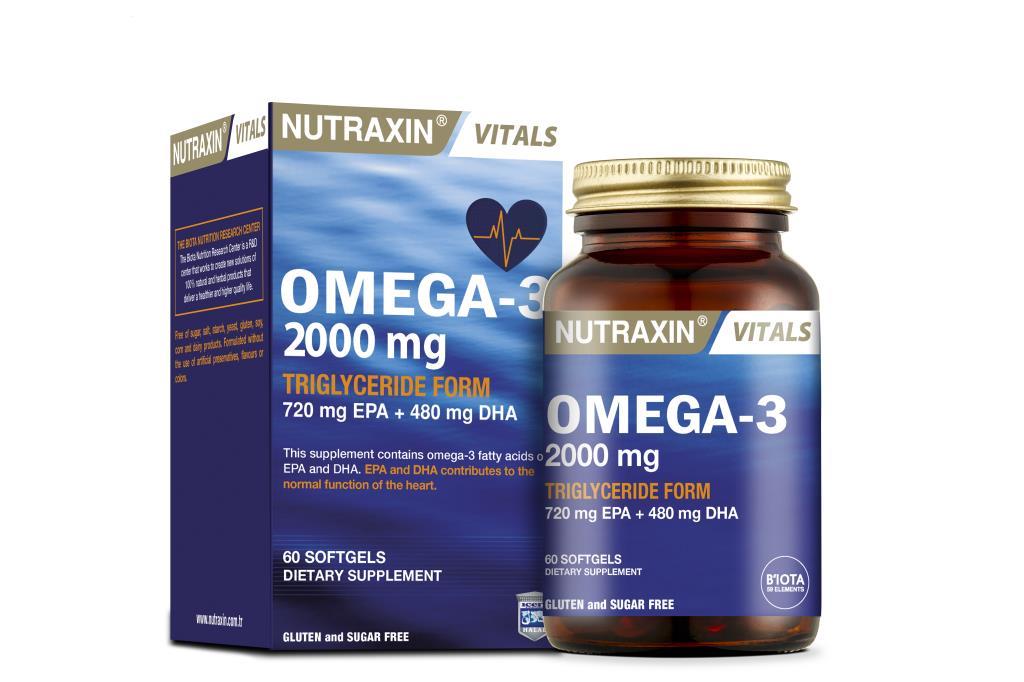 Nutraxin Omega 3 2000 Mg 60 Tablet