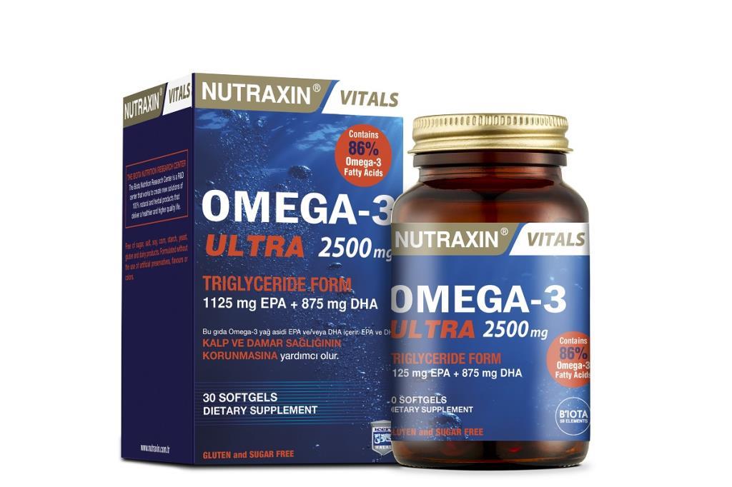 Nutraxin Omega 3 Ultra 2500 Mg 30 Softjel
