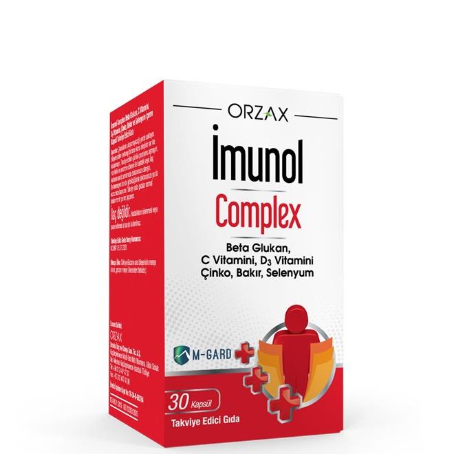 Orzax İmunol Complex 30 Kapsül
