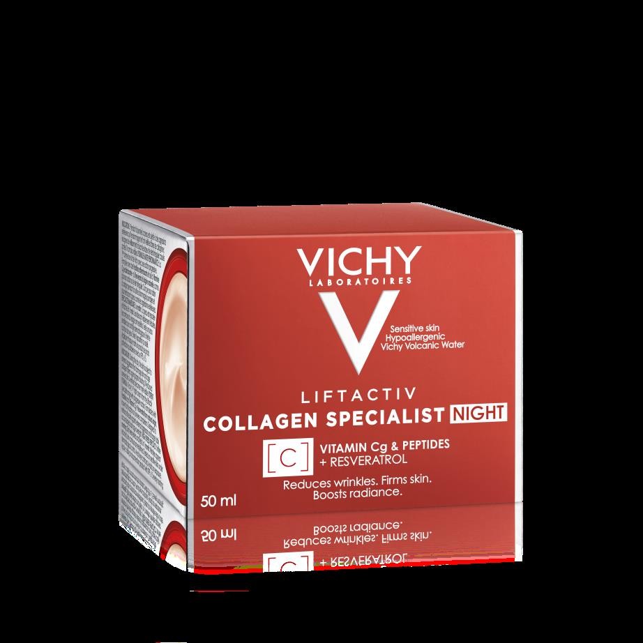 Vichy Liftactiv Collagen Specialist Yaşlanma Karşıtı Gece Bakım Kremi 50 Ml