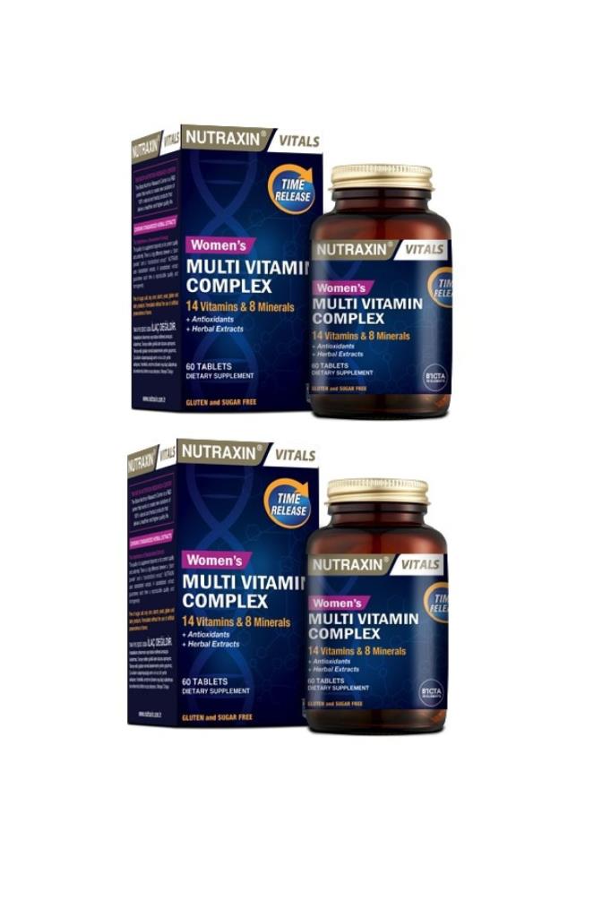 Women's Multi Vitamin Complex 60 Tablet X2 Adet
