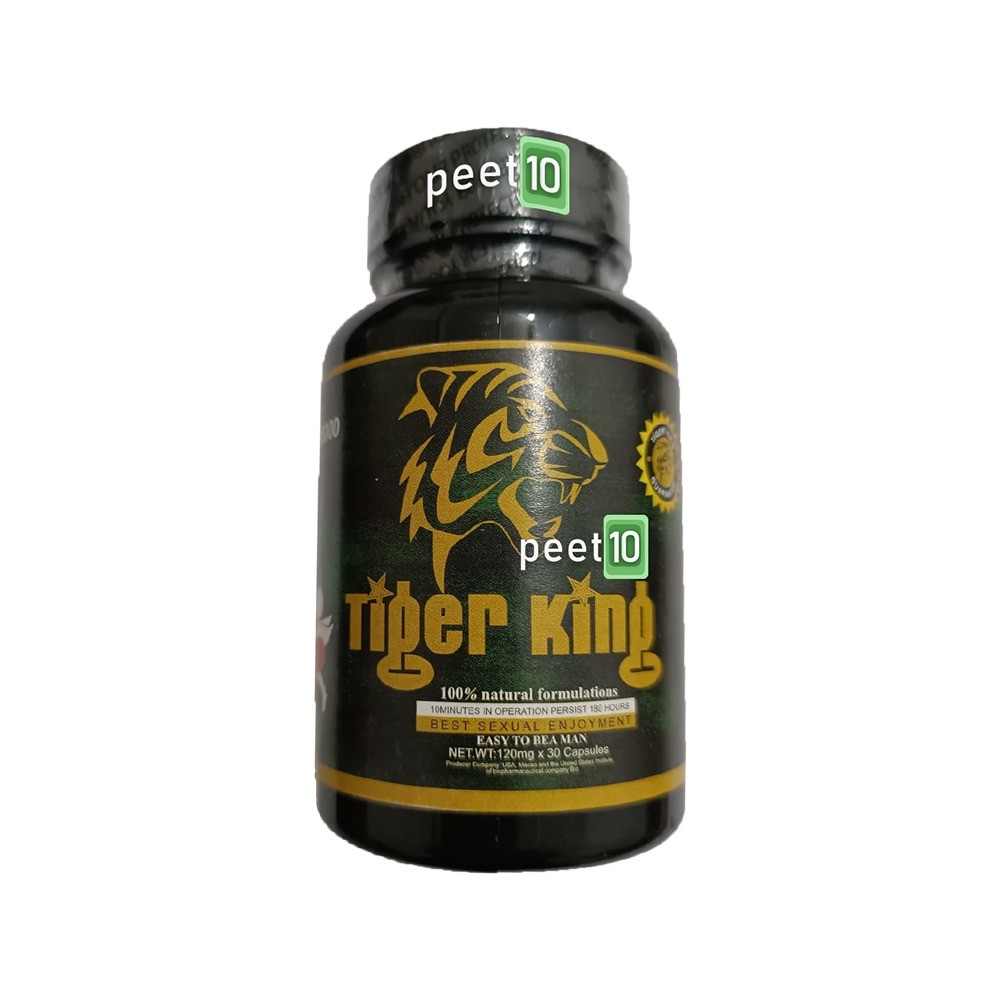 Peet10 Tiger King Cinsel Sertleştirme Ve Güç Ürünü 60 Kapsül