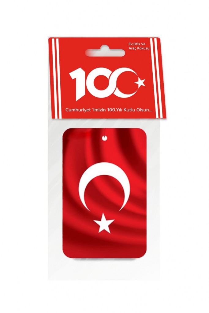 Türk Bayrakli 100. Yil Oto Kokusu