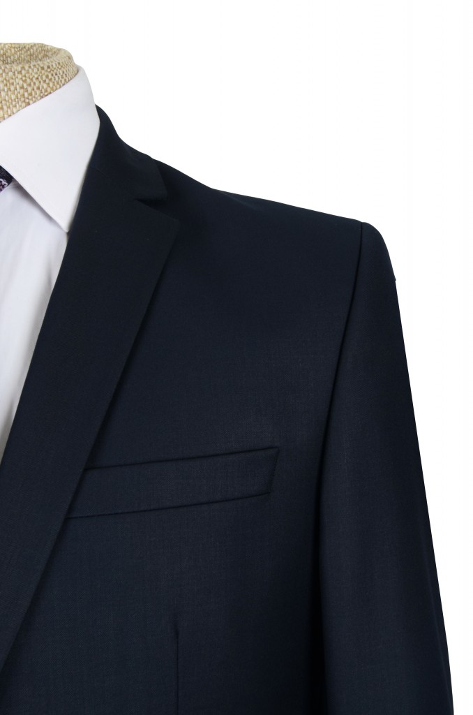 Cengiz İnler Metal Tek Düğme Mono Yaka 6 Drop Erkek Takım Elbise