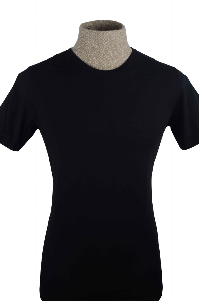 Cengiz İnler Sıfır Yaka Düz Slim Erkek T-Shirt